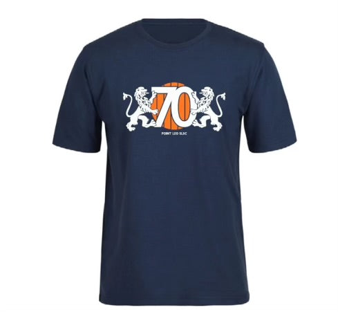 T-Shirt - Navy 70th Anniversary - Children's and Adults