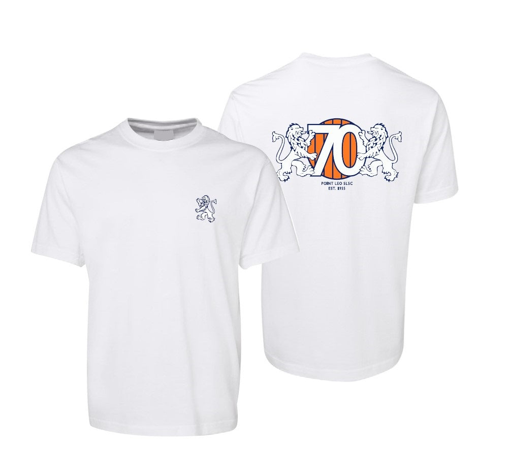 T-Shirt - White 70th Anniversary - Children's and Adults