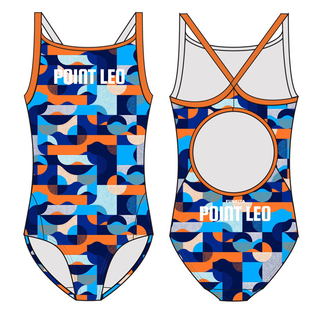Bathers - Girls Diamond Back One Piece (Funkita)
