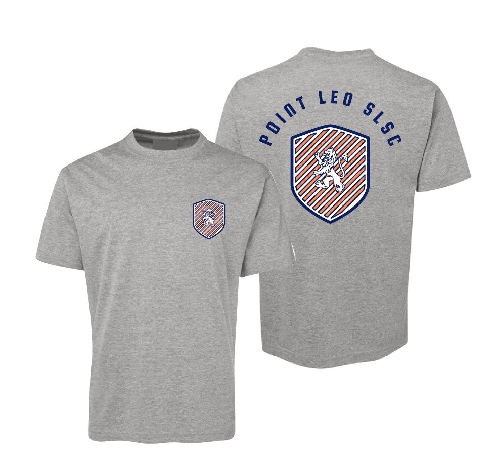 T-Shirt - Grey Retro Crest - Children's and Adults