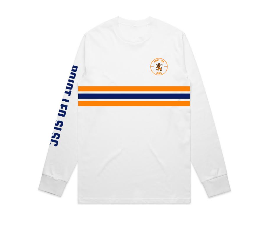 T-shirt - Long Sleeve - White - Children's & Adults