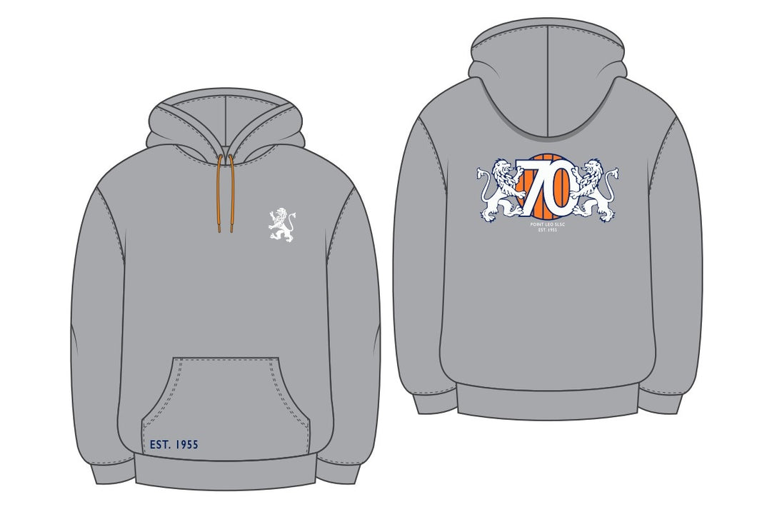 Hoodie - Grey Marle 70th Anniversary