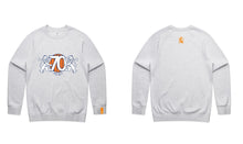 Load image into Gallery viewer, Windcheater - Crew Neck Grey Marle - 70th Anniversary
