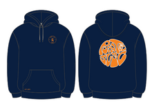 Load image into Gallery viewer, Hoodie - Navy with Raised Chenille Writing
